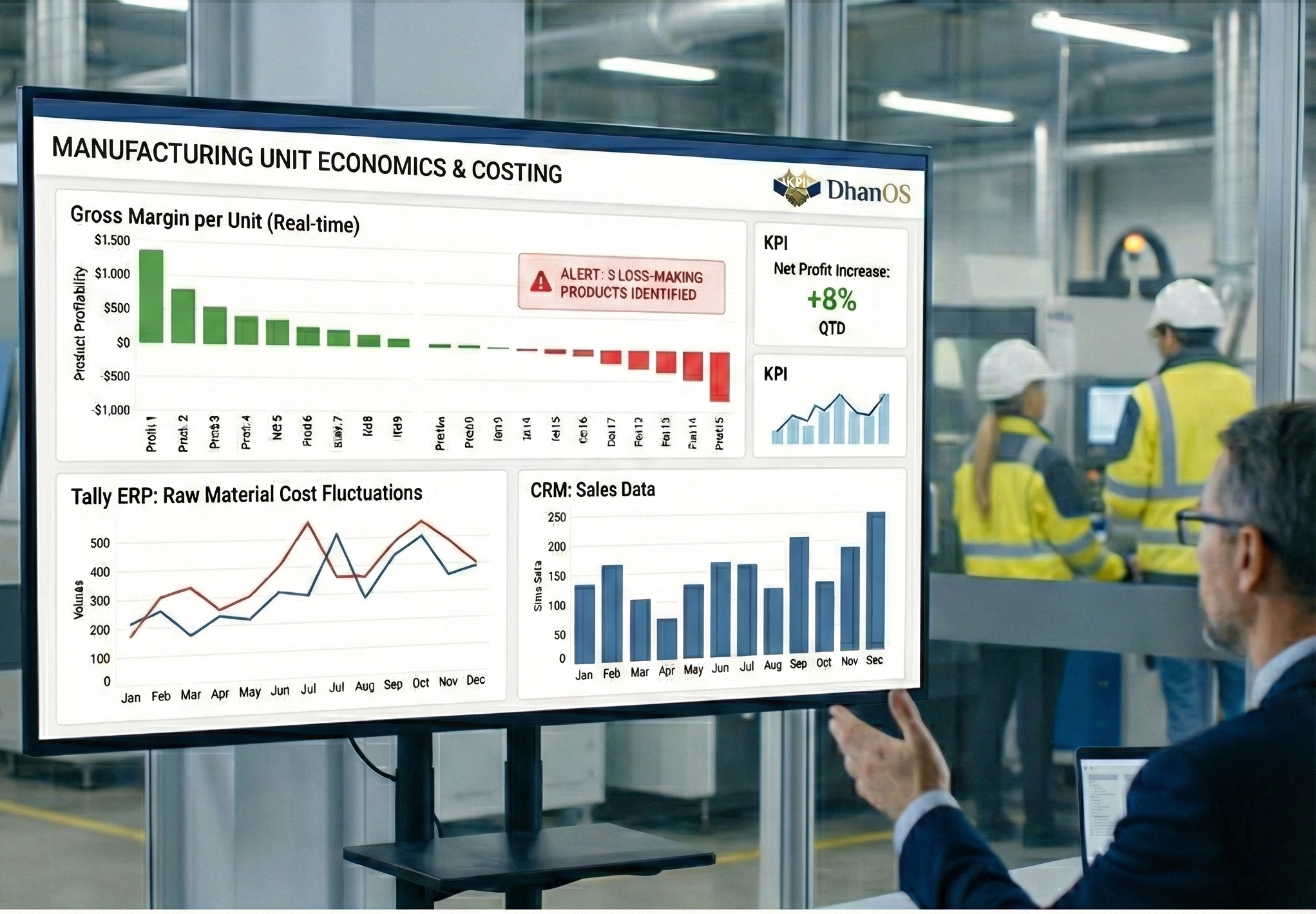 Tableau Manufacturing Dashboard